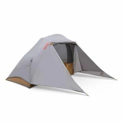 Kelty Caboose 4 Person Tailgate Tent - Smoke/Beluga/Dull Gold -Camp equipment-Kelty kelty caboose 4 person tailgate tent smoke beluga dull gold 9