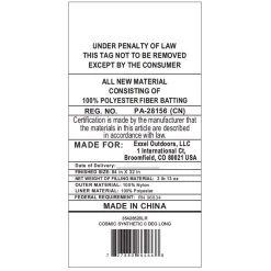 Kelty Cosmic Synthetic 0 Deg Sleeping Bag - Long -Camp equipment-Kelty kelty cosmic synthetic 0 deg sleeping bag long 139